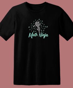 Funny Math Ninja 80s T Shirt
