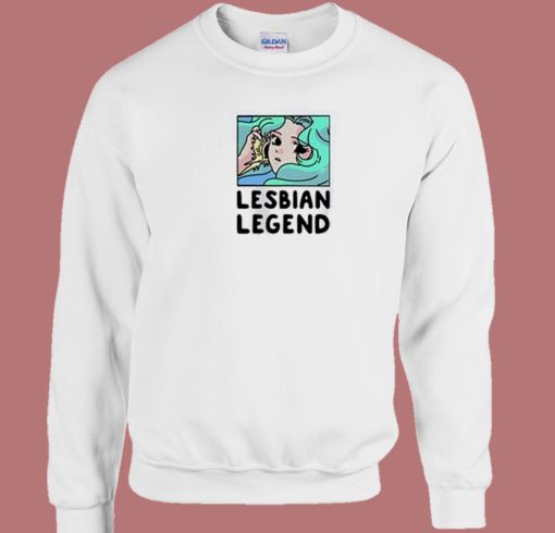 Lesbian Legend Meme 80s Sweatshirt