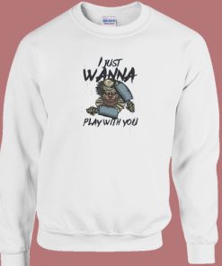 Play With You Scream 80s Sweatshirt