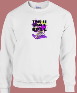 Splatoon Purple Inkling 80s Sweatshirt