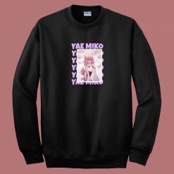 Yae Miko Meme 80s Sweatshirt