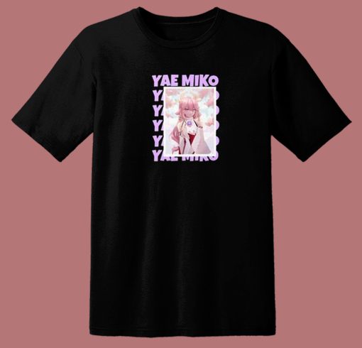 Yae Miko Meme 80s T Shirt