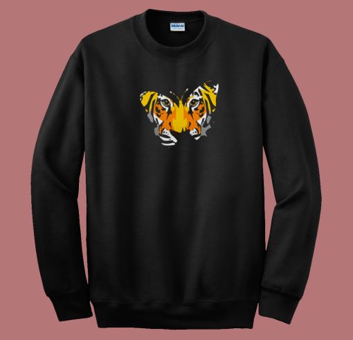 Butterfly Tiger 80s Sweatshirt