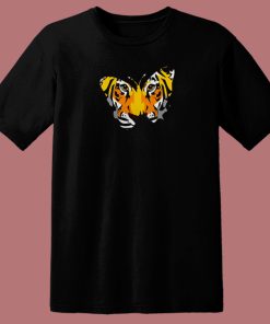 Butterfly Tiger 80s T Shirt