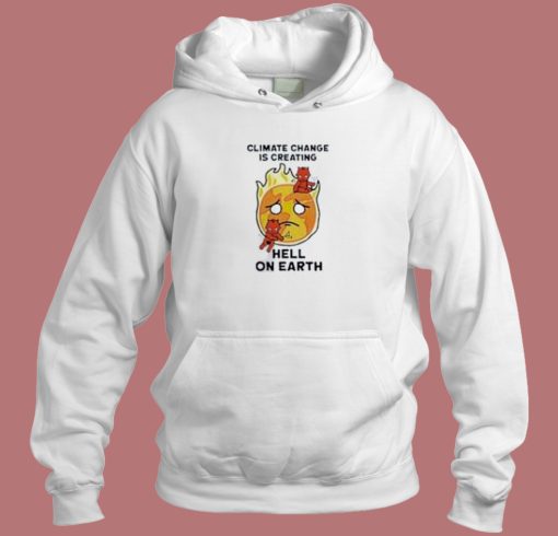 Calcifer Hell On Heart Hoodie Style