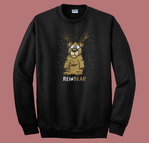 Christmas Day Rein Bear 80s Sweatshirt