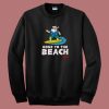 Christmas Gone To The Beach 80s Sweatshirt
