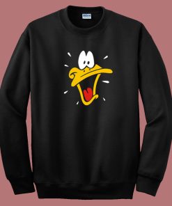 Daffy Ducks Fitted Funny 80s Sweatshirt