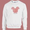 Damski Mickey Mouse Hearts 80s Sweatshirt