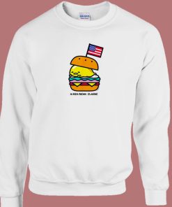Gudetama American Classic Burger 80s Sweatshirt