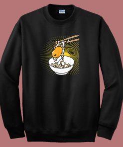 Gudetama Ugh Rice Bowl 80s Sweatshirt