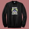 Happy Easter Rabbit 80s Sweatshirt