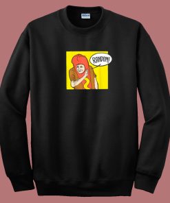Leave Hot Dog Meme 80s Sweatshirt