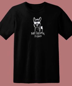 No Drama Llama 80s T Shirt