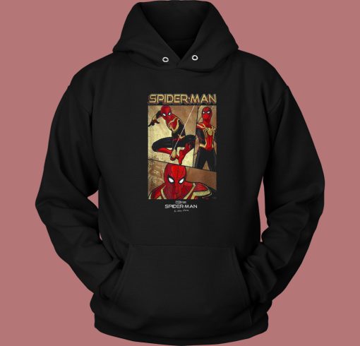 No Way Home Spider Man Panel Hoodie Style