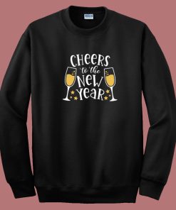 Cheers To The New Year 80s Sweatshirt