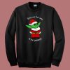 Christmas Ornament Baby Yoda 80s Sweatshirt