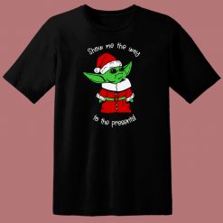 Christmas Ornament Baby Yoda 80s T Shirt Style