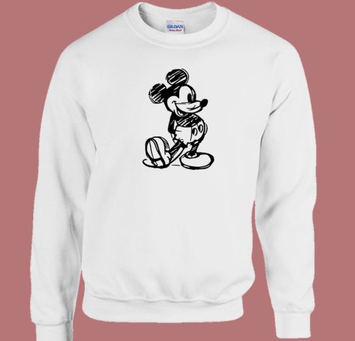 Disney Mickey Sketch 80s Sweatshirt