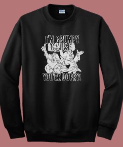 Disney Snow White Grumpy 80s Sweatshirt