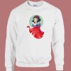 Snow White Stylized Aesthetic 80s Sweatshirt
