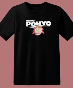 Finding Ponyo Parody 80s T Shirt Style