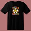 Flower Hippie Power 80s T Shirt Style