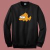 Happy Blinky Fish 80s Sweatshirt