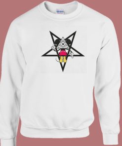 Illuminati Mickey Mouse 80s Sweatshirt