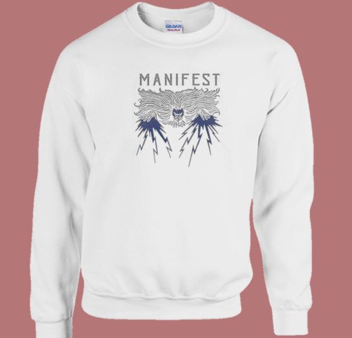 Manifest Magic Wizard 80s Sweatshirt