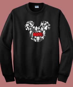 Marvel Mickey Funny Shape 80s Sweatshirt