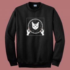 Meowgic Satan 80s Sweatshirt