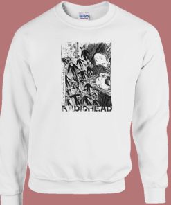 Radiohead Scribble Poster 80s Sweatshirt