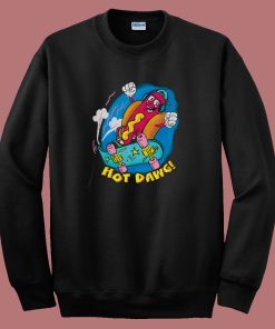 Hot Dog Skater 80s Sweatshirt