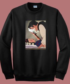 Snow White Pie Face Funny 80s Sweatshirt