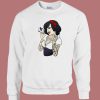 Snow White Punk Rock 80s Sweatshirt