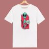 Space Alien Cat Funny 80s T Shirt Style