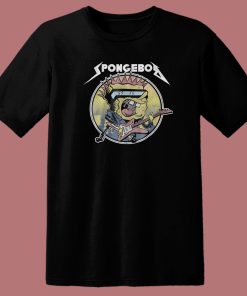 Spongebob Metal Aesthetic 80s T Shirt