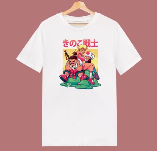 The Mushroom Warrior 80s T Shirt Style