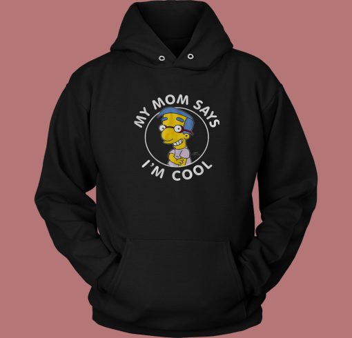 The Simpsons Milhouse Cool Hoodie Style