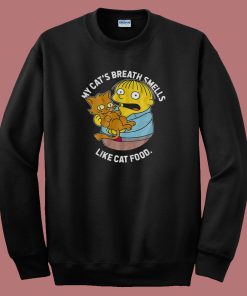 The Simpsons Ralph And Cat 80s Sweatshirt