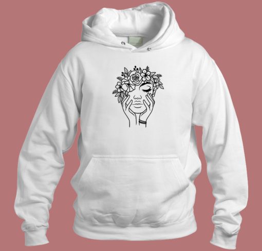 Women Power Floral Graphic Hoodie Style