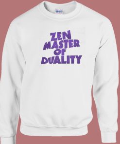 Zen Master of Duality Yoga 80s Sweatshirt