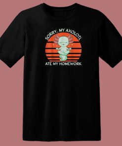 Axolotl Salamander Case 80s T Shirt Style