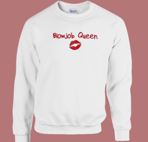 Blowjob Queen Lips 80s Sweatshirt