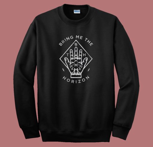 Bring Me The Horizon Diamond Hand 80s Sweatshirt