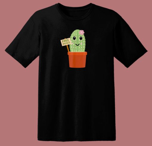 Cactus Free Hugs Funny 80s T Shirt Style | Mpcteehouse.com