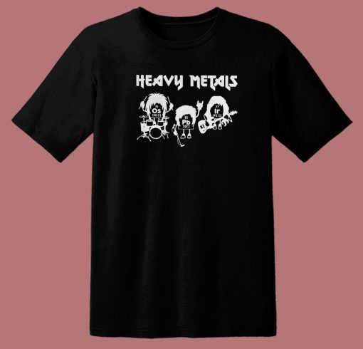 Chemistry Os Pb Ir Heavy Metals 80s T Shirt Style