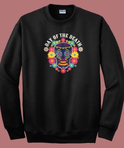 Day Of The Dead Sugar Skull 80s Sweatshirt