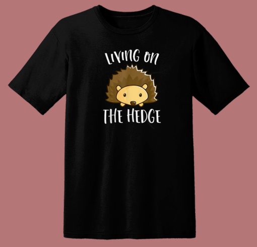 Funny Spikey Hedgehog 80s T Shirt Style